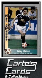 Terry Brown 1990-91 Pacific MSL #215 St. Louis Storm - Imagen 1 de 2