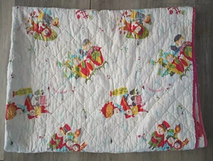 It's a Small World Disney Blanket vtg Cotton quilt 1964 Worlds Fair Attraction - Picture 1 of 13