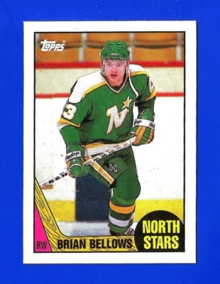 1987-88 Topps HOCKEY #94 BRIAN BELLOWS NRMINT+ MINNESOTA NORTH STARS (TM1) - Image 1 of 2