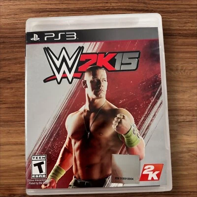 WWE 2K15 PS3 Game John Cena Wrestling Video Game Playstation 3 - Image 1 of 4