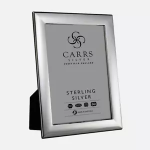CARRS - Schlichter Sterlingsilber Fotorahmen - 13 x 9 cm (5" x 31/2") - Bild 1 von 5