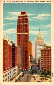 David Stott edificio appartamento Griswold St Detroit Michigan auto in strada - Foto 1 di 2