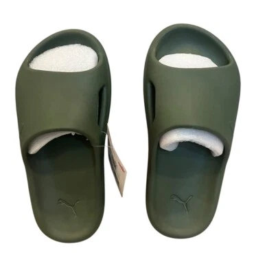 Sandalias para mujer Puma Olive Shibui Cat Slide talla 5 Foto 1 de 3