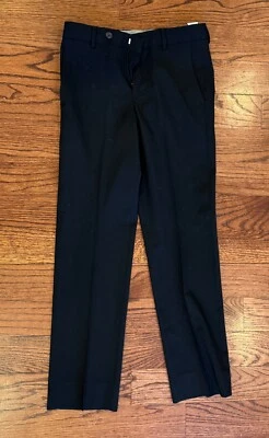 Nordstrom Kids Boys Black Flat Front Dress Pant Size 12 - Image 1 of 3