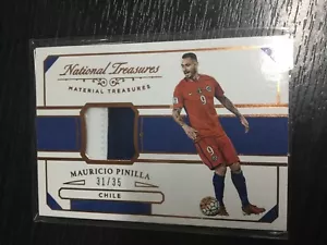 2018-19 National Treasures Mauricio Pinilla Bronze Game Used Patch 31/35 Chile - Picture 1 of 1