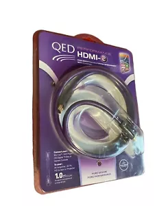 QED Performance HDMI-e Super Speed 1m HD Multi Media Interconnect With Ethernet - Picture 1 of 6