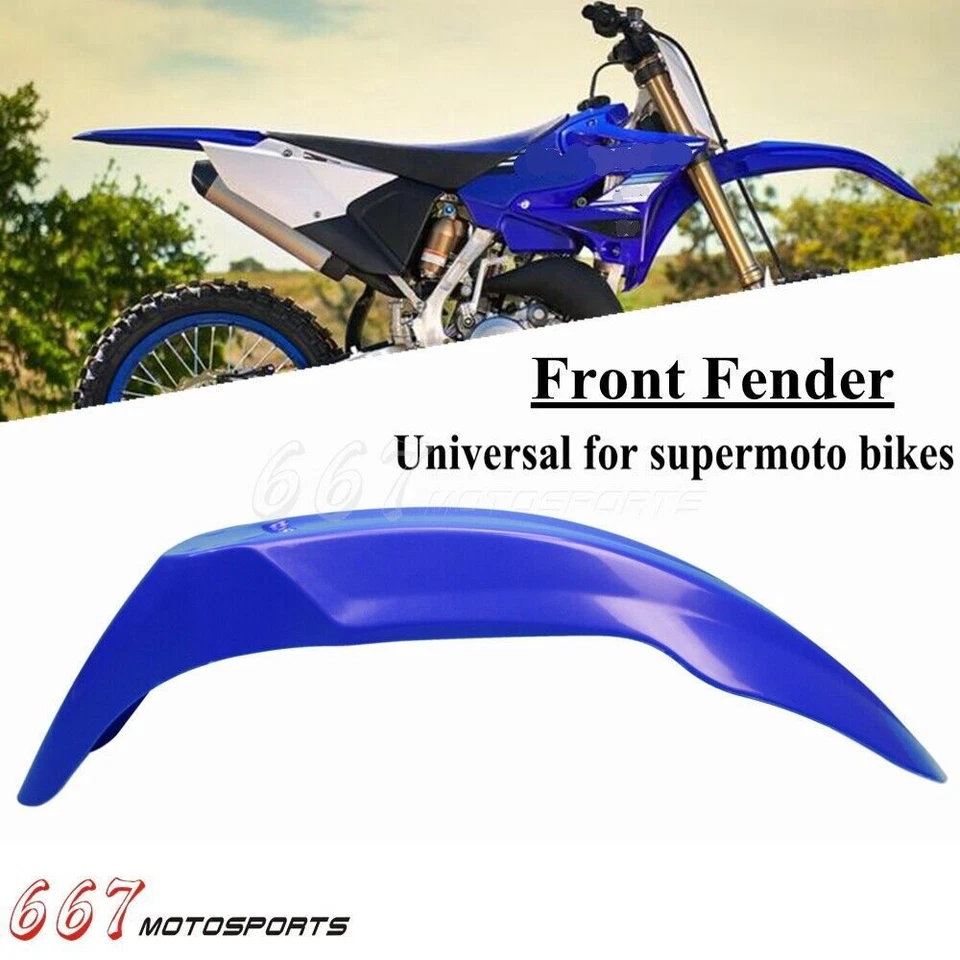 Dirt Bike Front Fender Mudguard Cover For Yamaha YZ WR TTR 110 125 230 250 450 - Image 1 of 4