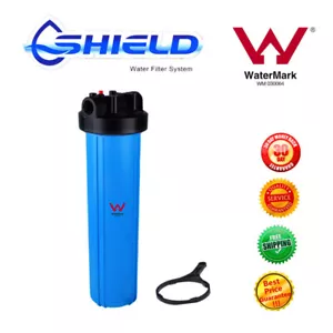 20'' x 4.5'' Big Blue Whole House Tank Water Filter Housing 1" Port WaterMark - Picture 1 of 5