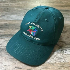 Mid-Atlantic Scholarship Bible Camp Hat Snapback Cap Street Costume Rare Green - Picture 1 of 6