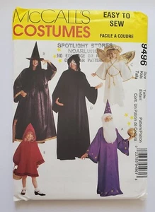 McCalls Costumes Sewing Pattern 9496 Wizard, Redriding Hood, Witch, Angel, Robe - Picture 1 of 3