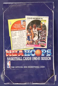 1990-91 Hoops Basketball Factory Sealed Unopened Box Series I 1 Blue - Picture 1 of 3