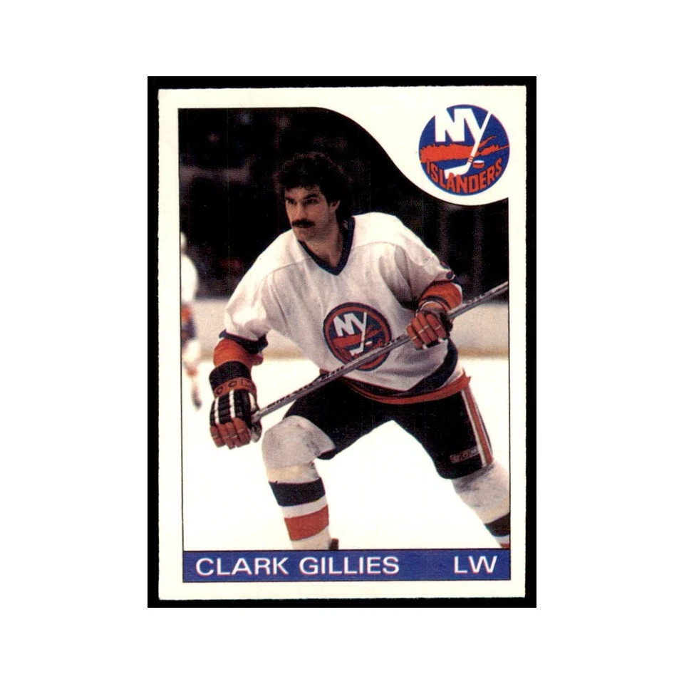 Clark Gillies 1985 O-Pee-Chee #81 New York Islanders Hockey Card NM - Image 1 of 3