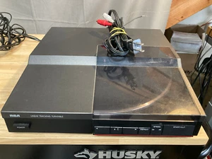 RCA MTT131 Linear Tracking Turn Table Record Vinyl Player 33 45 Black See Video - Picture 1 of 11