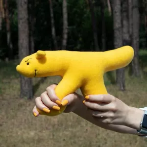 Giocattolo di peluche banana a mano Aqua Teen Hunger Force ispirato giocattolo morbido fatto a mano - Foto 1 di 2