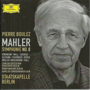 2 CD Gustav Mahler, Sinfonie Nr. 8, Staaatsdkapelle Berlin, Pierre Boulez - Bild 1 von 2