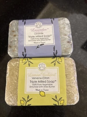 BISOUS de PROVENCE Triple Milled Bar Soap Lavande And Verveine Citron 2 Soap - Image 1 of 4