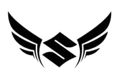 Calcomanía de vinilo de carreras con logotipo de Suzuki alas tribales CUALQUIER color ¡ENVÍO GRATUITO!! Foto 1 de 4