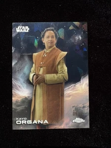 2025 Topps Star Wars Chrome Sapphire Kayo Organa Black Refractor 9/10 #127 - Bild 1 von 2