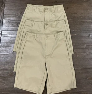 Bundle 3 bcg Khaki Golf Shorts Uniform Shorts Boys Medium - Picture 1 of 5