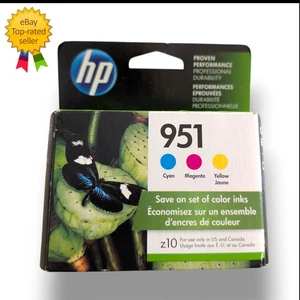 Cartucho de tinta tricolor original HP 951 cian magenta amarillo EXP 02/2019 SELLADO - Imagen 1 de 3