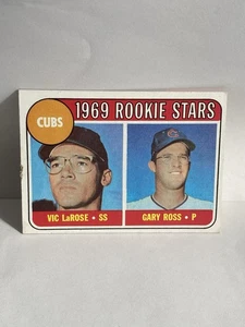 Vic Larose Gary Ross 1969 Rookie Stars RC #404 Chicago Cubs - Bild 1 von 3