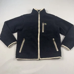 Aime Leon Dore ALD Fleecejacke Herren M schwarz Full Zip Sherpa Hochflor Pullover - Bild 1 von 23