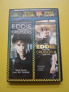 Eddie and the Cruisers / 2 Eddie Lives! DVD (1 Double Sided Disc) LikeNew - Foto 1 di 3