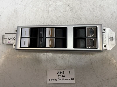 ✅ 2012-2018 原始设备制造商宾利欧陆 GTC 左驱动器主窗开关 — 第 1/4 张图片