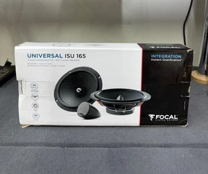 2 x FOCAL 6.5''Car Mid-Range Speaker Woofers pair 250W (from ISU165 Kit) #OP - Picture 1 of 6