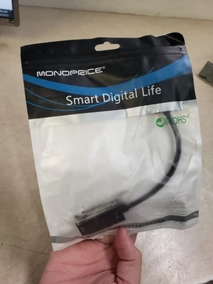 Monoprice DisplayPort 1.2a to 4K HDMI Active Adapter, Black 112781 - Image 1 of 3