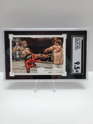 2011 TOPPS UFC #205 JON JONES MOMENT OF TRUTH SGC 9.5 POP 1 - Image 1 of 4