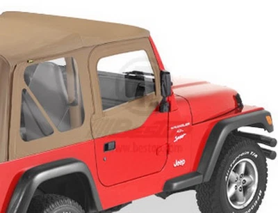 53121 37 Bestop 5312137 cubiertas de puerta de tela especiada para Wrangler 1997 2006 Foto 1 de 4