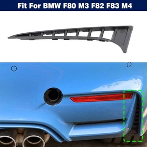 Right Rear Bumper Grille Cover Trim For BMW F80 M3 F82 F83 M4 Cabriolet Coupe - Picture 1 of 9