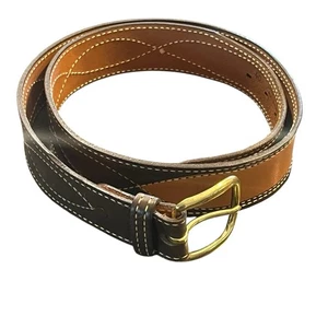 Cinturón de cuero de vaca vintage tex tostado ee. uu. para hombre 40, 1,75” de ancho - Imagen 1 de 14