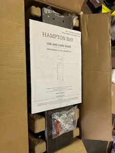 Hampton Bay Montgomery II 44 in Indoor Brushed Nickel Ceiling Fan with Light Kit - Picture 1 of 5