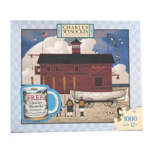 MB Puzzle Charles Wysocki Americana The Seabuglers 1000 PC 2006 - Picture 1 of 4