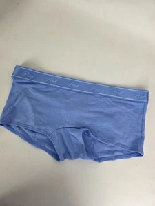 Victoria's Secret Pink Logo Damen Boyshort Höschen Small Baumwollmischung blau - Bild 1 von 10