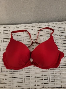 MAIDENFORM COMFORT DEVOTION PLUNGE PUSH-UP DEMI COVERAGE BRA SIZE 34B 09442 - Picture 1 of 5