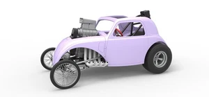 1:25 Scale Old School Dragster Resin Model Kit - Picture 1 of 3