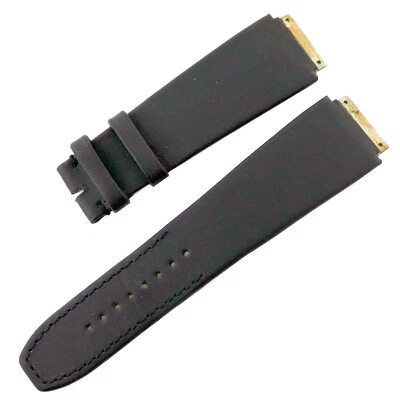 CORREA DE CUERO NEGRA SATINADA AUTÉNTICA 24MM RICHARD MILLE Foto 1 de 3