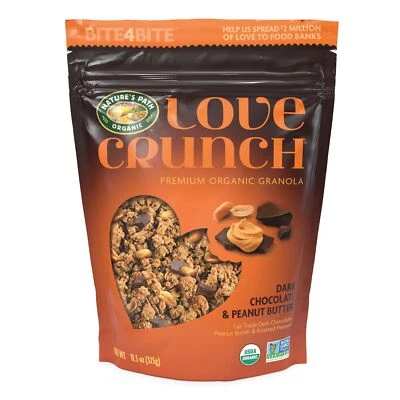 	Love Crunch Orgánico Chocolate Oscuro Mantequilla de Maní Granola 11.5 Onzas Paquete de 6	 Foto 1 de 4