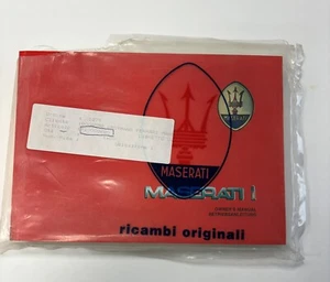 Maserati Biturbo i - Owners Manual instrucciones de uso - original NEW 910000280 - Imagen 1 de 1