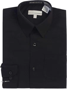 Boy's Classic Fit Long Sleeve Casual Button Down Toddler Kids Dress Shirt - Picture 1 of 94