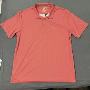 Drake Heathered Red Polo Shirt DS4020 Mens 2XL - Picture 1 of 6