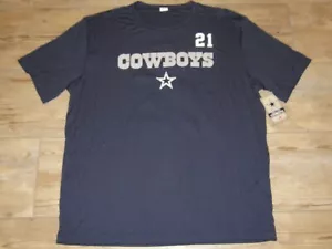Authentic Dallas Cowboys Ezekiel Elliott #21 Tech Shirt Jersey Men's Size Large - Picture 1 of 3
