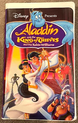 Vintage Disney Presents Aladdin and the King of Thieves VHS VG! - Image 1 of 3