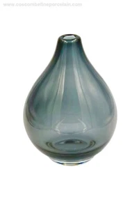 RARE Hand Crafted Orrefors Crystal Smoked Glass Vase 1960s signed Sven Palmqvist - Picture 1 of 4