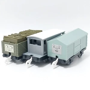 Wobbling, Break Van Car & Troublesome Truck with Load Thomas Train Plarail TOMY - Picture 1 of 12