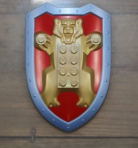 LEGO 50653 Knights' Kingdom Shield Pearl Gold Bear Sir Santis 8794 - Picture 1 of 2