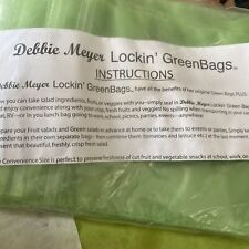Debbie Meyer Green Bags Keep Lock - In 20 Reusable Bags 10Med 10Lg Save $$$